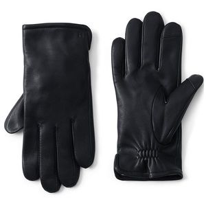 Men’s Peruzzi Genuine Leather Black Gloves